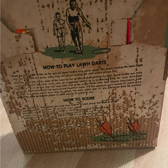 Colorful Lawn Darts Set with Rings - Picture 3 of 3